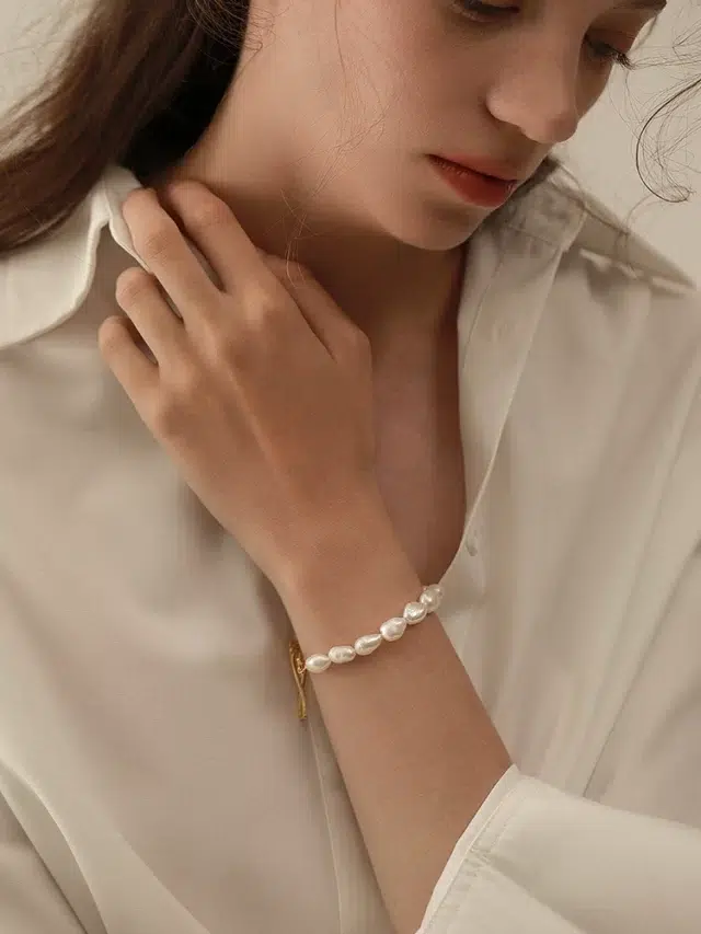 Браслет «Golden Pearl» 3 Браслет «Golden Pearl» с золотым покрытием и жемчугом