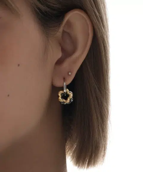 Серьги-подвески «Triple Flower» 9 Серьги-подвески «Triple Flower» — изображение 5