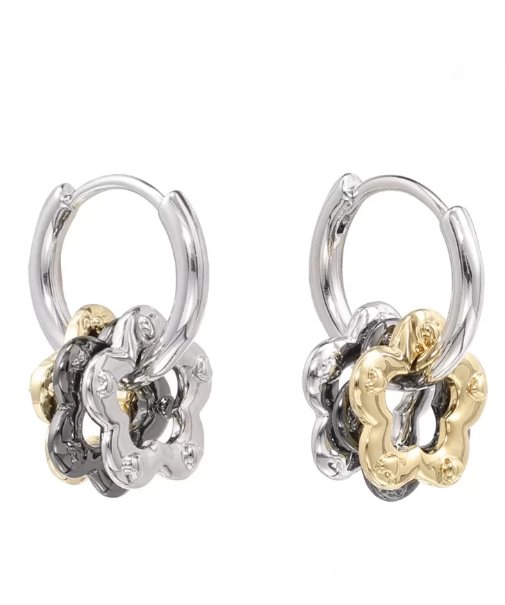 Серьги-подвески «Triple Flower» 1 Серьги-подвески «Triple Flower»