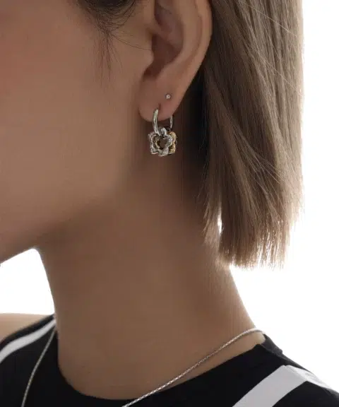 Серьги-подвески «Triple Flower» 8 Серьги-подвески «Triple Flower» — изображение 4