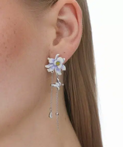 Серьги-подвески «Violet Bloom Drop» 8 Серьги-подвески «Violet Bloom Drop» — изображение 4