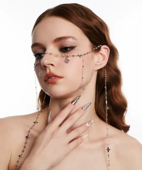 Цепь с подвесками Silver Drip Mask — изображение 3