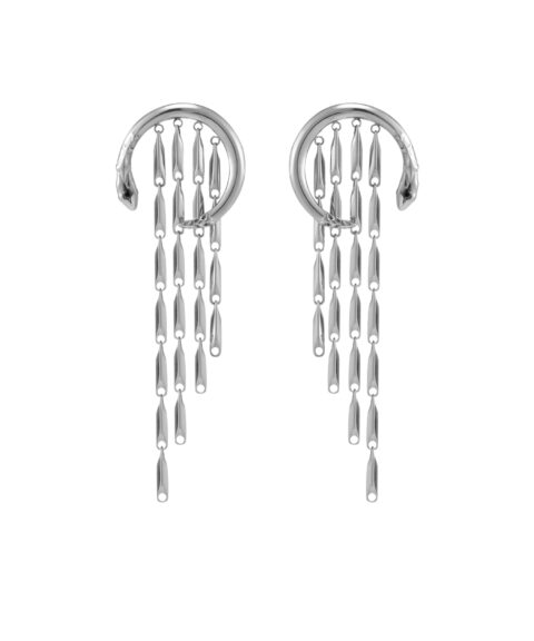 Серьги Liquid Fang Cascade