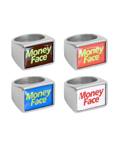 Кольцо Money Face Square