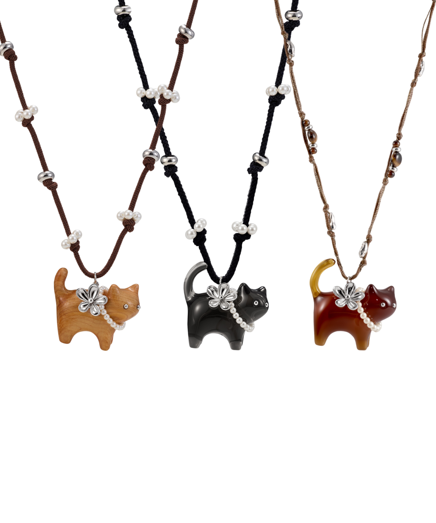 Колье Cat Pearl Rope 1 Колье Cat Pearl Rope