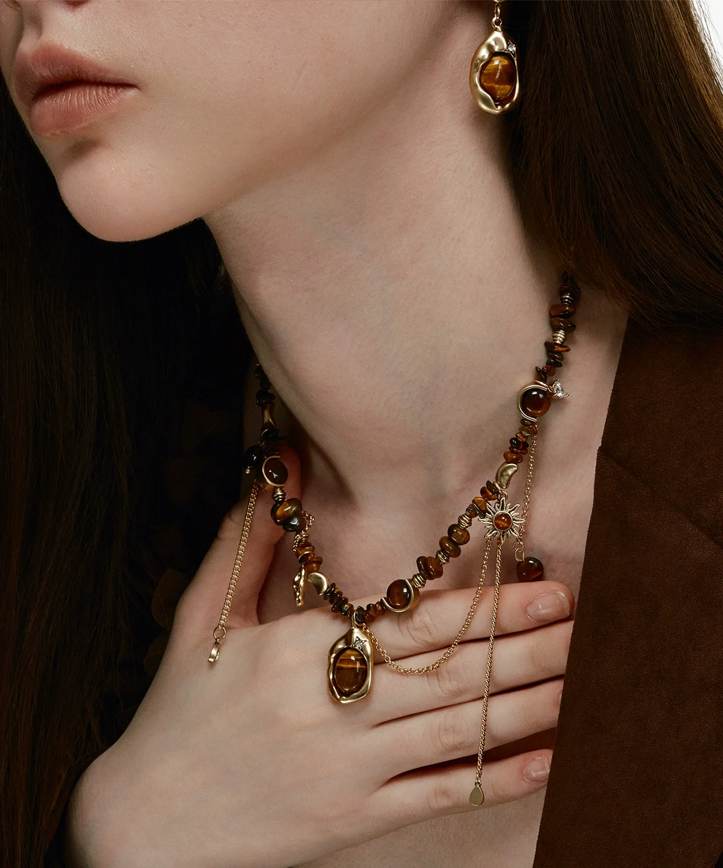 Колье Tiger Eye 3 Колье Tiger Eye — изображение 3