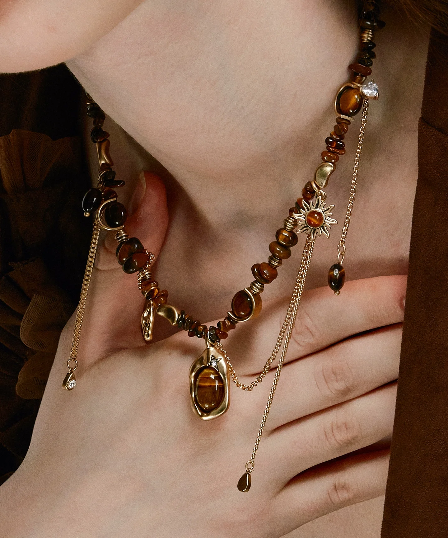 Колье Tiger Eye 4 Колье Tiger Eye — изображение 4