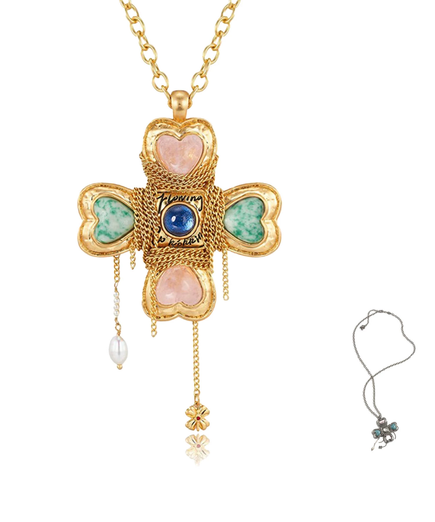 Колье tokokkino Crystal Chain Flowing Bow 1 Колье tokokkino Crystal Chain Flowing Bow