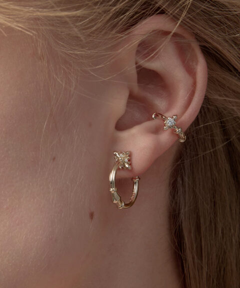 Серьги Iris Double Hoop — изображение 4