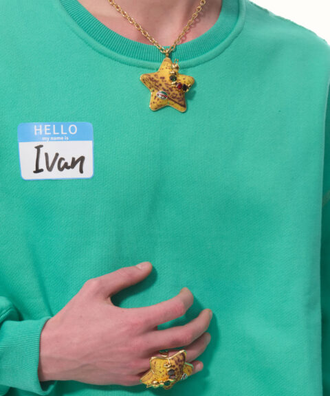 Alternative view of Колье Plush Star