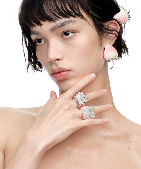 Alternative view of Кольцо Paradise Strawberry Gemstone