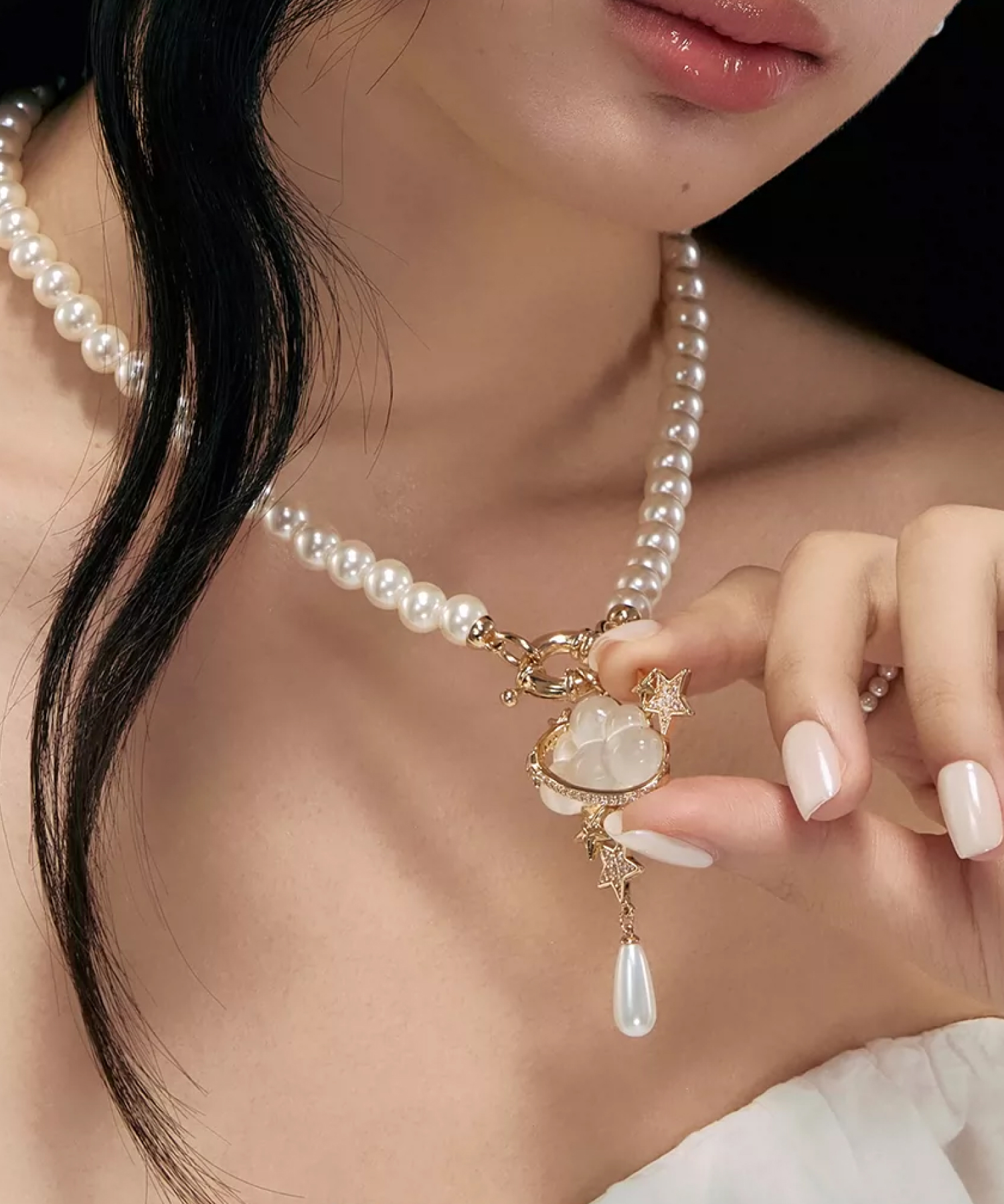 Колье Star Diamond Pearl 6 Колье Star Diamond Pearl — изображение 6