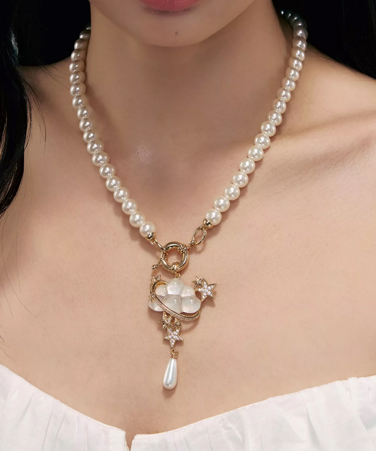 Колье Star Diamond Pearl 5 Колье Star Diamond Pearl — изображение 5