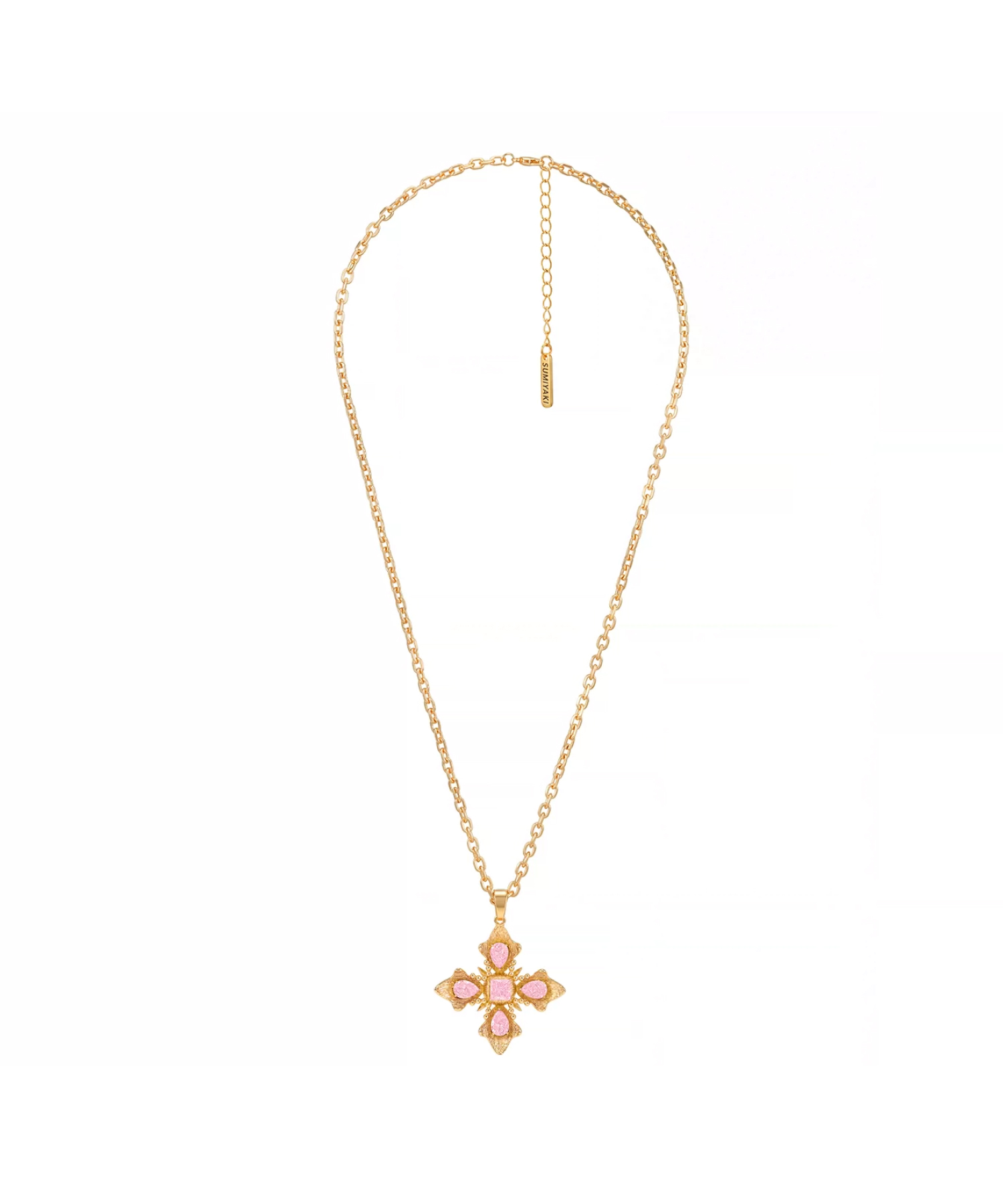 Удлиненное колье Pastel Cross 1 Удлиненное колье Pastel Cross