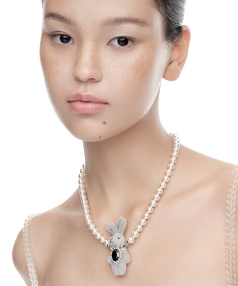 Alternative view of Колье Plush Rabbit Pearl