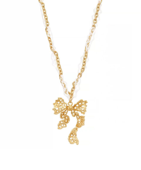Колье с подвеской Lace Bow