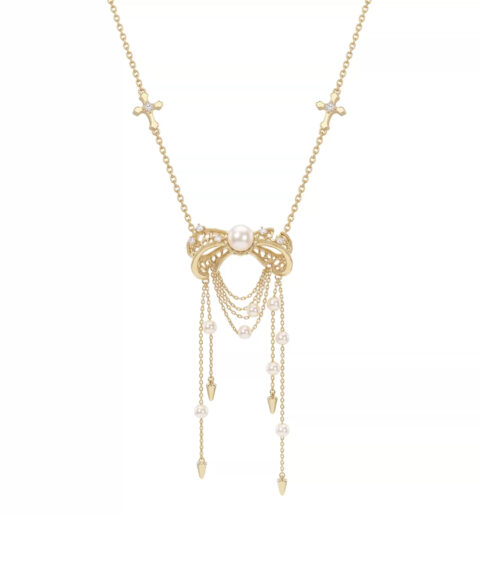 Колье Pearl Chain Bow